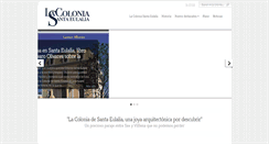 Desktop Screenshot of coloniasantaeulalia.com