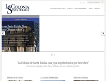 Tablet Screenshot of coloniasantaeulalia.com